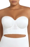 Parfait Convertible Strapless Underwire Contour Bra In Pearl White