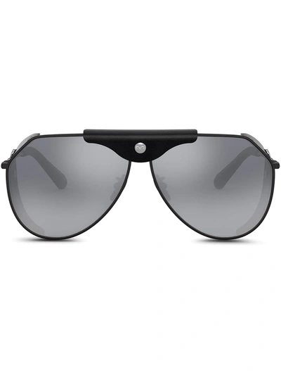 Dolce & Gabbana Panama Pilot-frame Sunglasses In Black