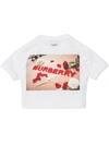 BURBERRY CONFECTIONERY-PRINT COTTON T-SHIRT