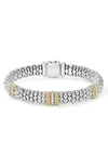 LAGOS CAVIAR LUX DIAMOND BRACELET,05-81262-DD7.5