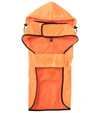 Moncler Genius Orange Poldo Dog Couture Edition Mondog Cloak Jacket In Orange