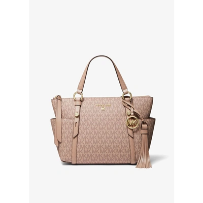 Michael Michael Nomad Small Logo Top-zip Tote Bag In | ModeSens