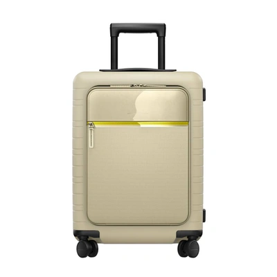 Horizn Studios M5 Neon Edition Cabin Luggage In Sand,neon Yellow