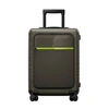 Horizn Studios M5 Neon Edition Cabin Luggage In Dark Olive,neon Green