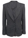 TOM FORD TOM FORD WOMEN'S GREY CASHMERE BLAZER,GI2631FAX550XIGIG 40