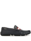 BALLY SCALE-EFFECT LOAFERS