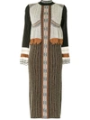 MAME KUROGOUCHI LAYERED KNITTED DRESS