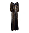 JENNY PACKHAM STRIPED CLAUDIA GOWN,16126756