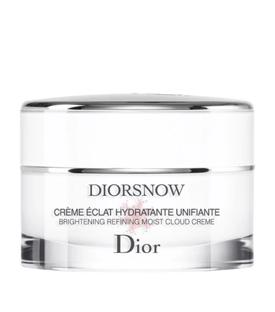 Dior Snow Brightening Refining Moist Cloud Creme 1.7 Oz. In White