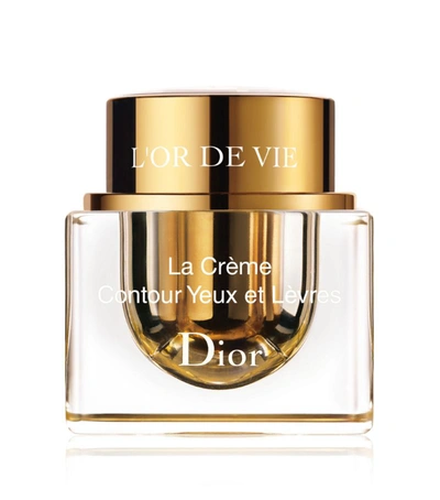 Dior L'or De Vie La Creme Contour - Yeux Et Levres, 0.5 oz In N/a