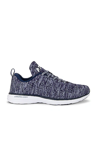 Apl Athletic Propulsion Labs Techloom Pro Navy Knitted Sneakers