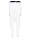 FRANKIE MORELLO FRANKIE MORELLO WOMAN LEGGINGS WHITE SIZE 6 VISCOSE, NYLON, ELASTANE,13529538AV 4