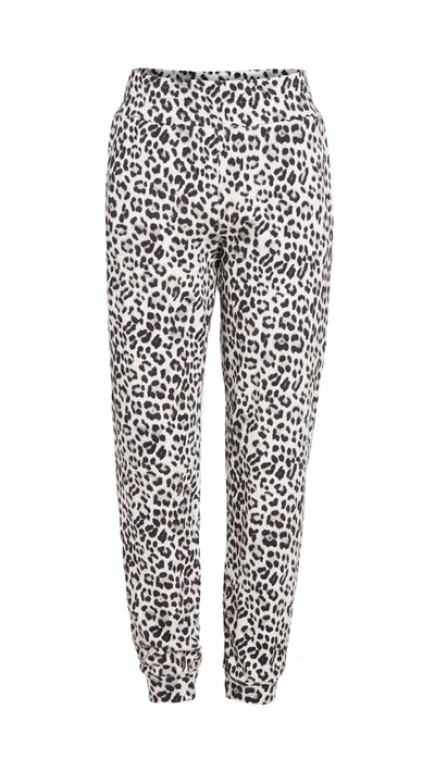 Alice And Olivia Shavon Leopard Print Cotton Trousers