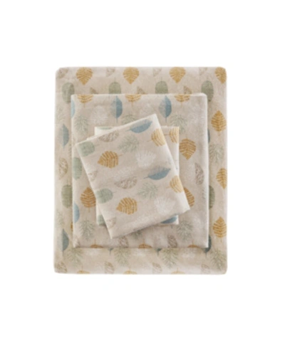 SLEEP PHILOSOPHY NOVELTY PRINTED COTTON FLANNEL 3-PC. SHEET SET, TWIN XL