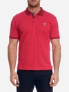 Robert Graham Easton Polo In Fuschia