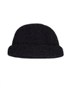 Simply Natural Boucle Peruvian Hat In Black