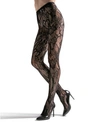 Natori 2-pack Lace Cutout Net & Fishnet Tights In Black