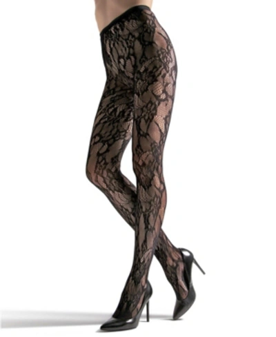 NATORI WOMEN'S LACE CUT-OUT NET TIGHTS HOSIERY