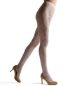 Natori Women's Lace Cut-out Net Tights Hosiery In Ivory