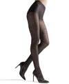 Natori Women's Leopard Print Mix Sheer Tights In Black