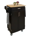 HOME STYLES CUISINE CART WITH WOOD TOP