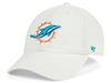 47 Brand Miami Dolphins Clean Up Cap In White
