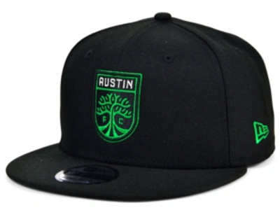 New Era Austin Fc Core 9fifty Snapback Cap In Black