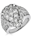 MACY'S DIAMOND TEARDROP CLUSTER RING (4 CT. T.W.) IN 14K WHITE GOLD