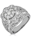 MACY'S DIAMOND CLUSTER RING (4 CT. T.W.) IN 14K WHITE GOLD