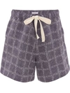 JW ANDERSON ALL-OVER LOGO PRINT SHORTS