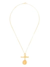 ALIGHIERI GOLD-PLATED THE MOON SHINE NECKLACE