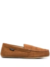 POLO RALPH LAUREN LOGO EMBROIDERED LOAFERS