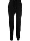 KARL LAGERFELD COTTON-BLEND TRACK PANTS