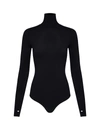 Commando Ballet Stretch-jersey Turtleneck Thong Bodysuit In Black