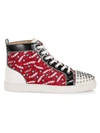 CHRISTIAN LOUBOUTIN MEN'S LOU SPIKES ORLATO HIGH-TOP trainers,0400012828033