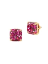 Kate Spade Women's Mini Small Square Epoxy Stud Earrings In Pink