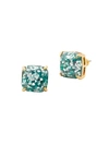 Kate Spade Women's Mini Small Square Epoxy Stud Earrings