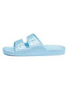 FREEDOM MOSES ASTRAL METALLIC TWO-STRAP SLIDES,400013271090