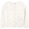 BONPOINT WHITE KNIT CARDIGAN,C01GCAKN0201