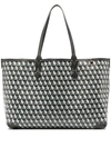 ANYA HINDMARCH GEOMETRIC LOGO PRINT TOTE BAG