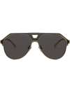 Dolce & Gabbana Dg2257 Pilot Frame Sunglasses In Black