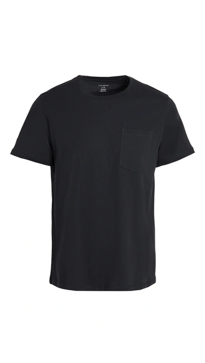 Club Monaco Williams Cotton-jersey T-shirt In Black