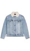 ROLLA'S DENIM SHERPA JACKET. -,ROLS-MO15