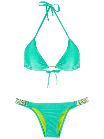 Amir Slama Senhor Do Biquíni Bikini Set In Green