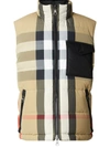 BURBERRY REVERSIBLE RECYCLED NYLON RE:DOWN® PUFFER GILET
