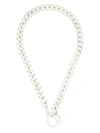 HATTON LABS CHAIN-LINK CHARM NECKLACE
