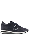 Philippe Model Trpx Veau Sneakers In Blue