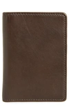 NORDSTROM LIAM LEATHER FOLDING CARD CASE,NO422040MN