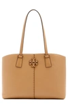 TORY BURCH SMALL MCGRAW LEATHER TOTE,64460