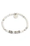 LITTLE WORDS PROJECT HE/HIM BEADED STRETCH BRACELET,NG-HE-STO1